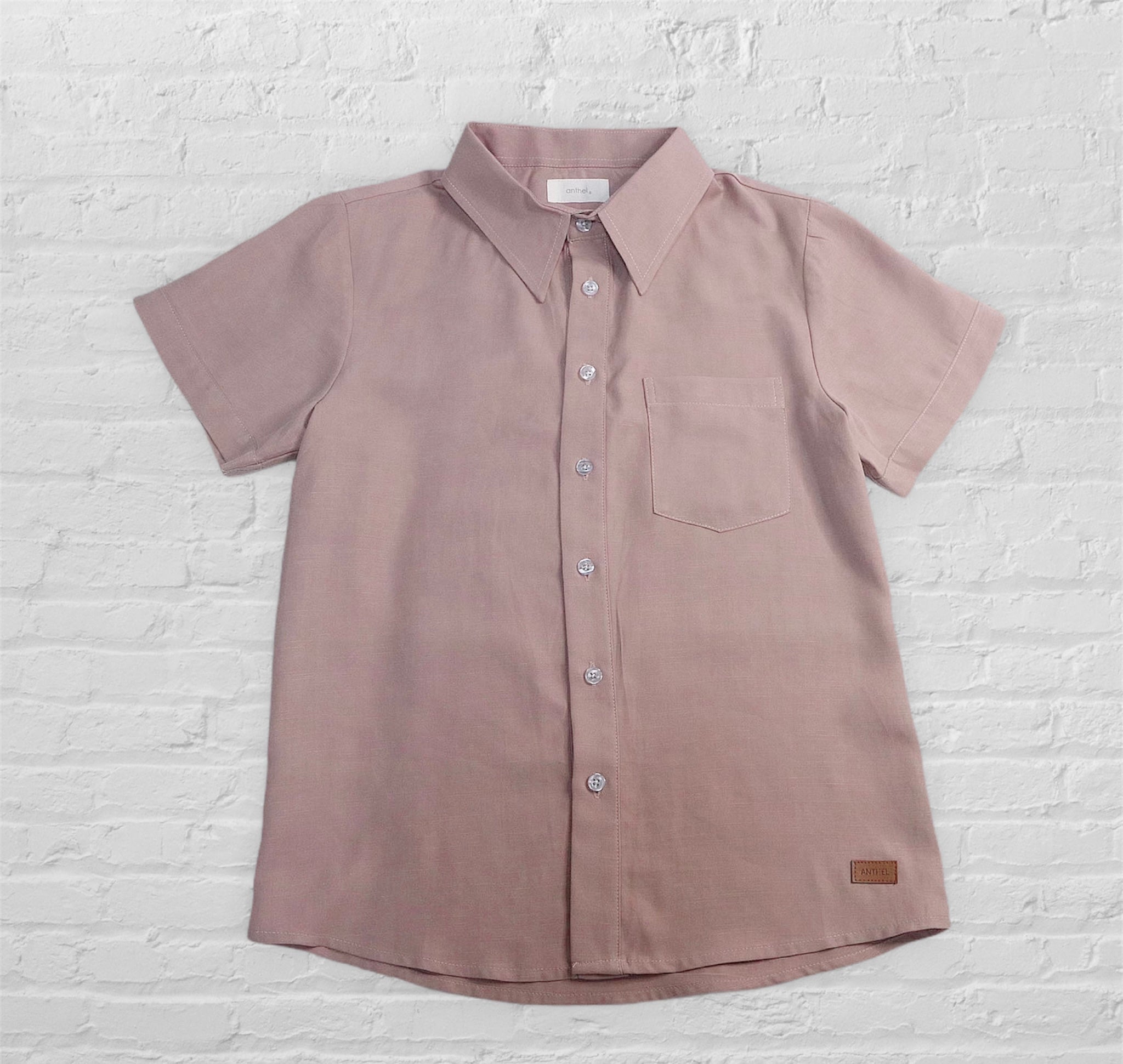 Plain Short Sleeves Shirt - Flamingo (SHSSLTFP)