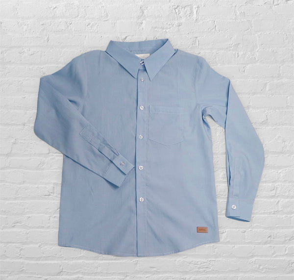 Plain Long Sleeves Shirt - Powder Blue (SHLSSWPB)